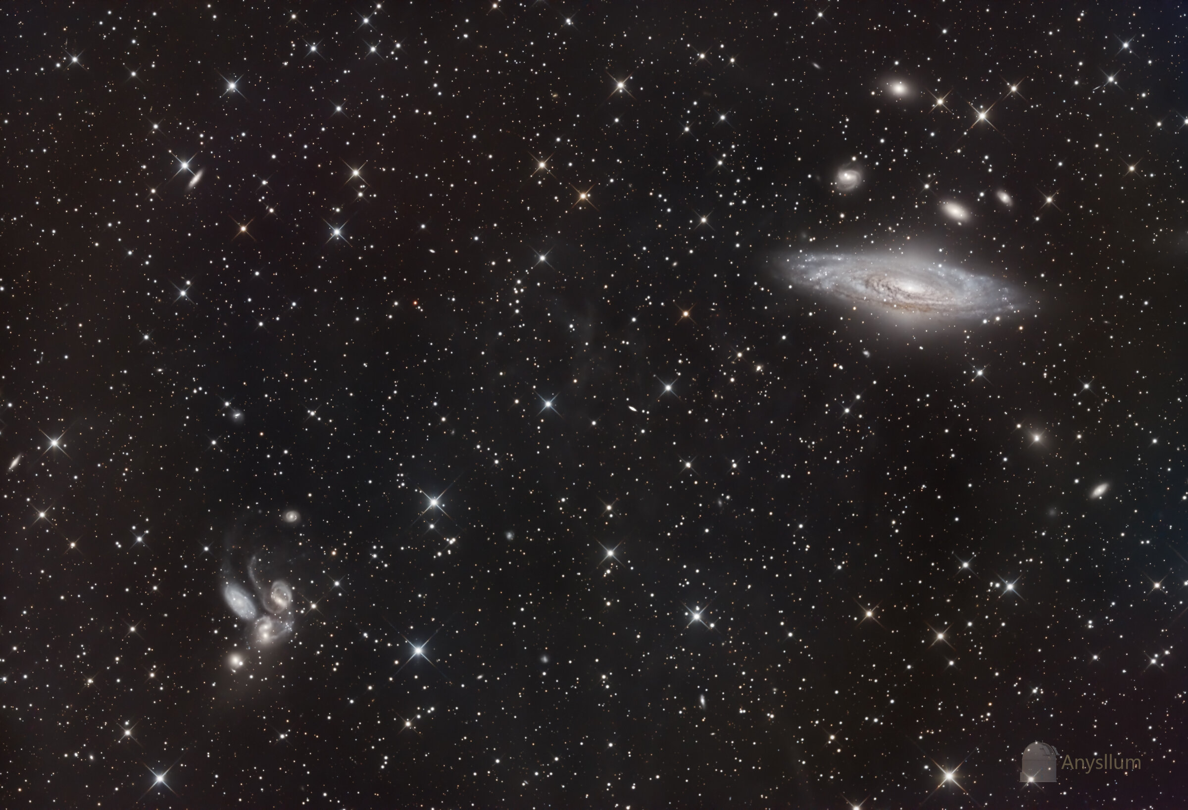 NGC 7331 & Stephan's Quintet